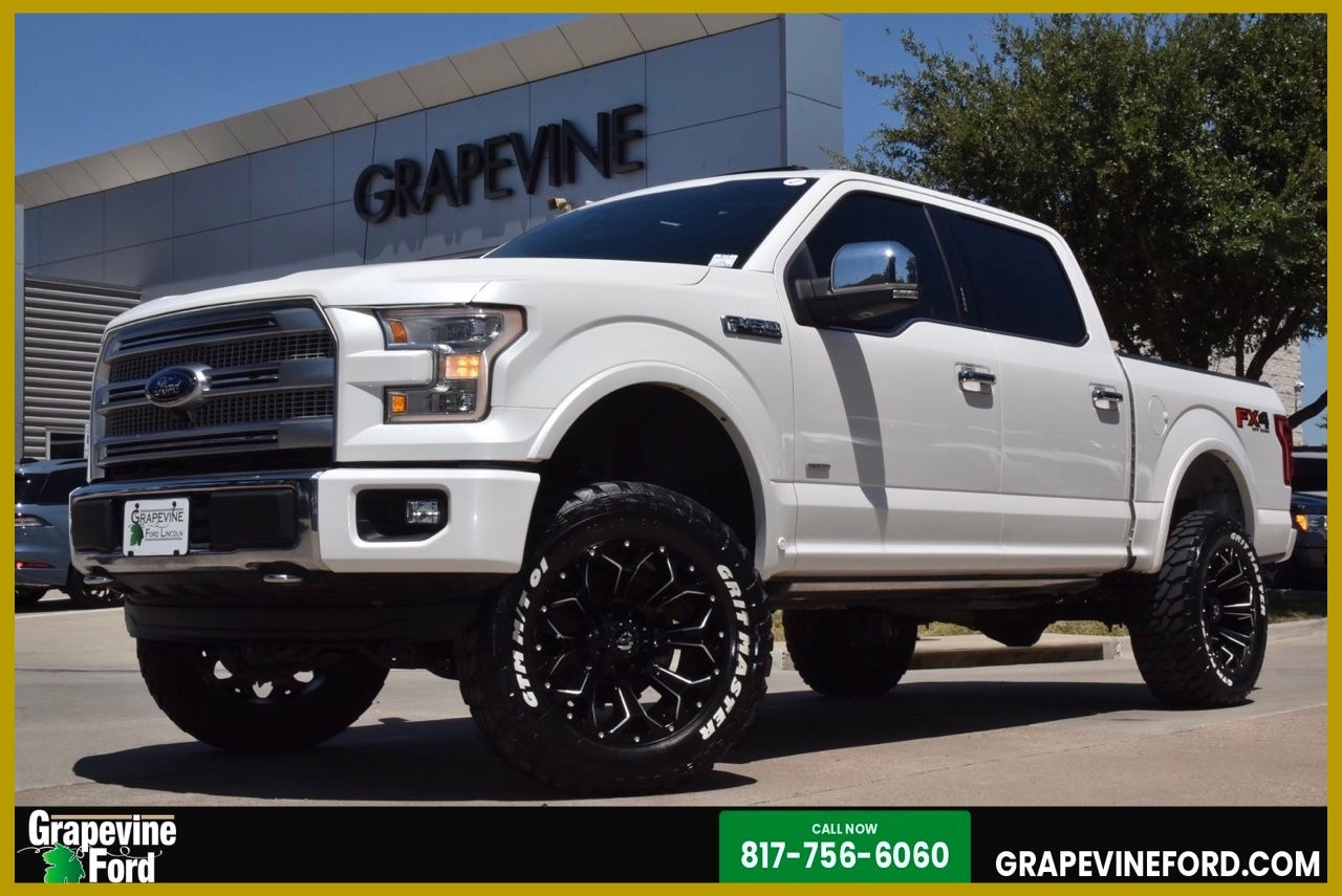 Oxford White 2016 Ford F-150 Pickup Truck Four-Wheel Drive 6-Speed Automatic