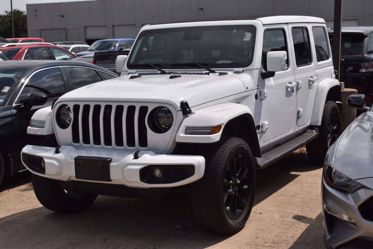 Used 2021 Jeep Wrangler Unlimited High Altitude with VIN 1C4HJXEG5MW544298 for sale in Grapevine, TX