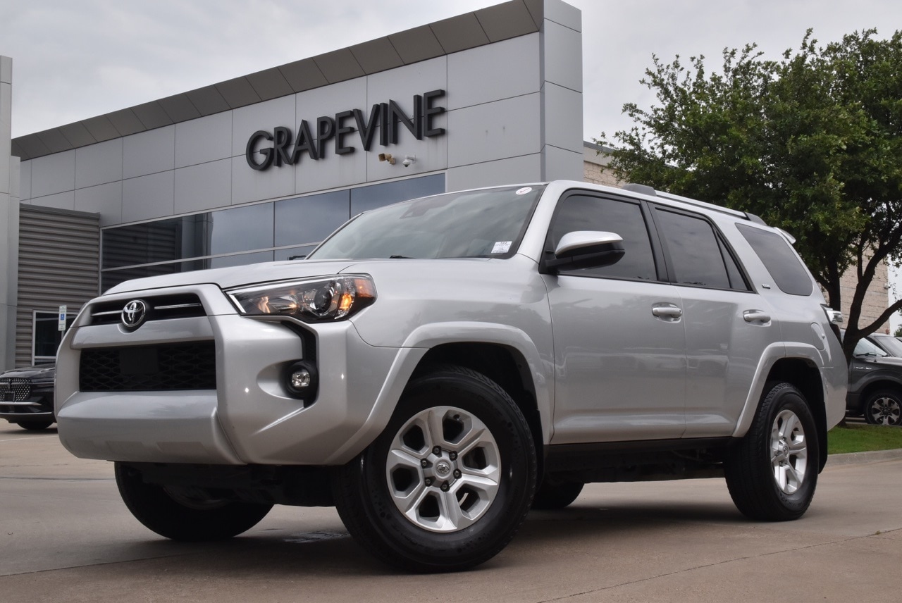 Used 2023 Toyota 4Runner SR5 with VIN JTEEU5JR5P5291821 for sale in Grapevine, TX