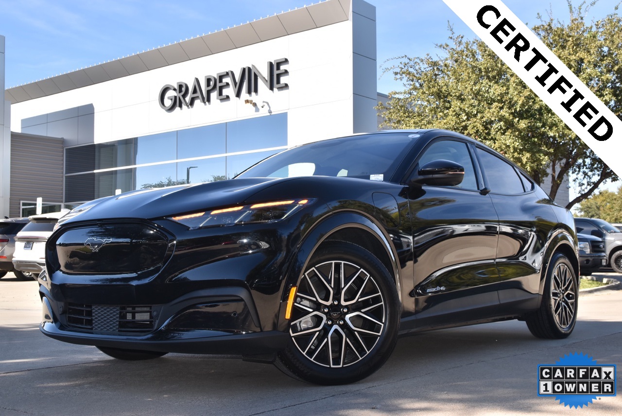 Certified 2025 Ford Mustang Mach-E Premium AWD with VIN 3FMTK3SU1SMA05289 for sale in Grapevine, TX