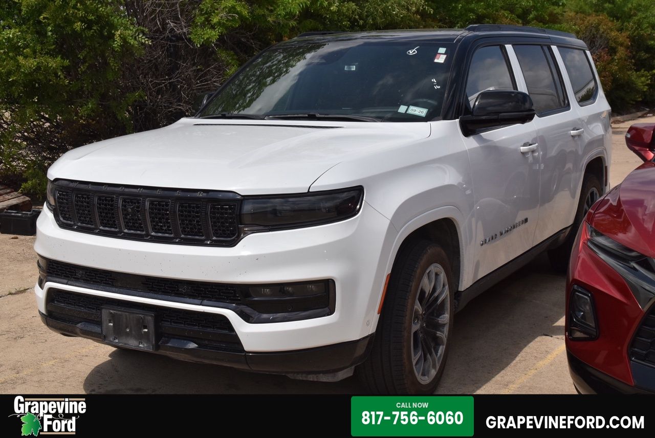 Bright White 2024 Jeep Grand Wagoneer Obsidian 4WD SUV / Crossover Four-Wheel Drive 8-Speed Automatic