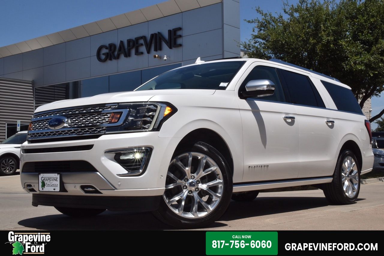 White Platinum Tri-Coat 2018 Ford Expedition SUV / Crossover Four-Wheel Drive Automatic