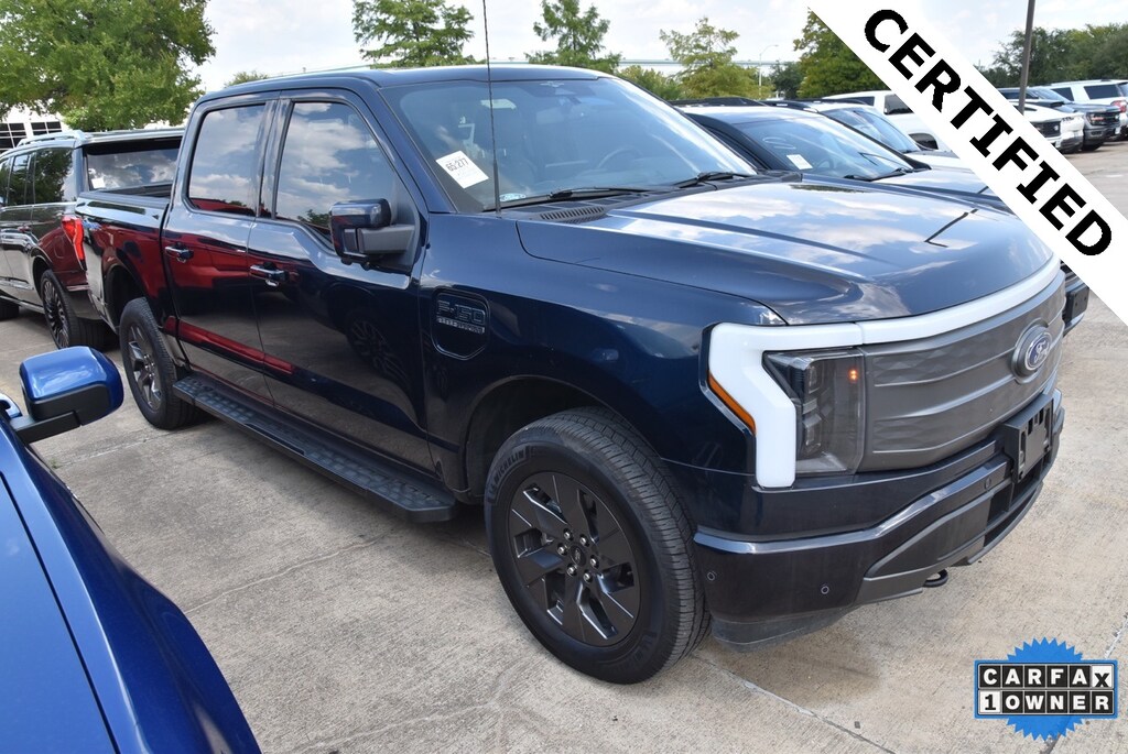 Certified 2023 Ford F-150 Lightning Lariat Truck SuperCrew Cab