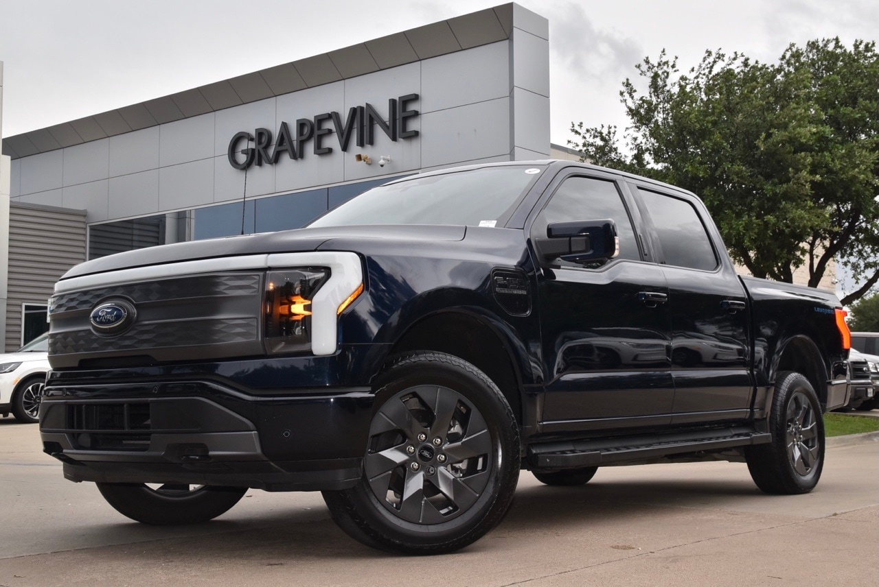 Certified 2023 Ford F-150 Lightning Lariat with VIN 1FTVW1EL9PWG29695 for sale in Grapevine, TX