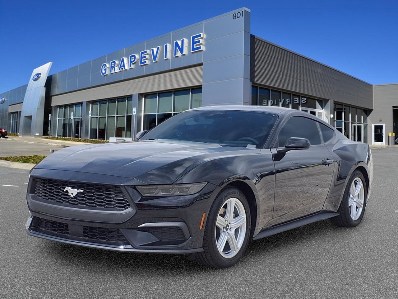 Shadow Black 2026 Ford Mustang Coupe Rear-Wheel Drive Automatic