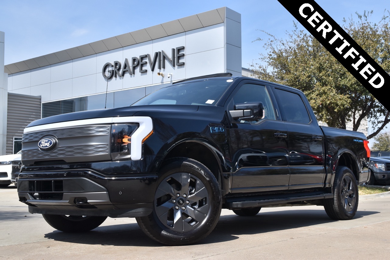 Certified 2025 Ford F-150 Lightning Lariat with VIN 1FT6W5L75SWG05873 for sale in Grapevine, TX