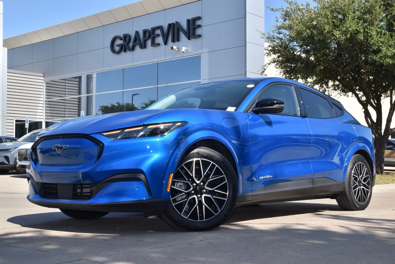 Certified 2025 Ford Mustang Mach-E Premium AWD with VIN 3FMTK3SU1SMA18527 for sale in Grapevine, TX
