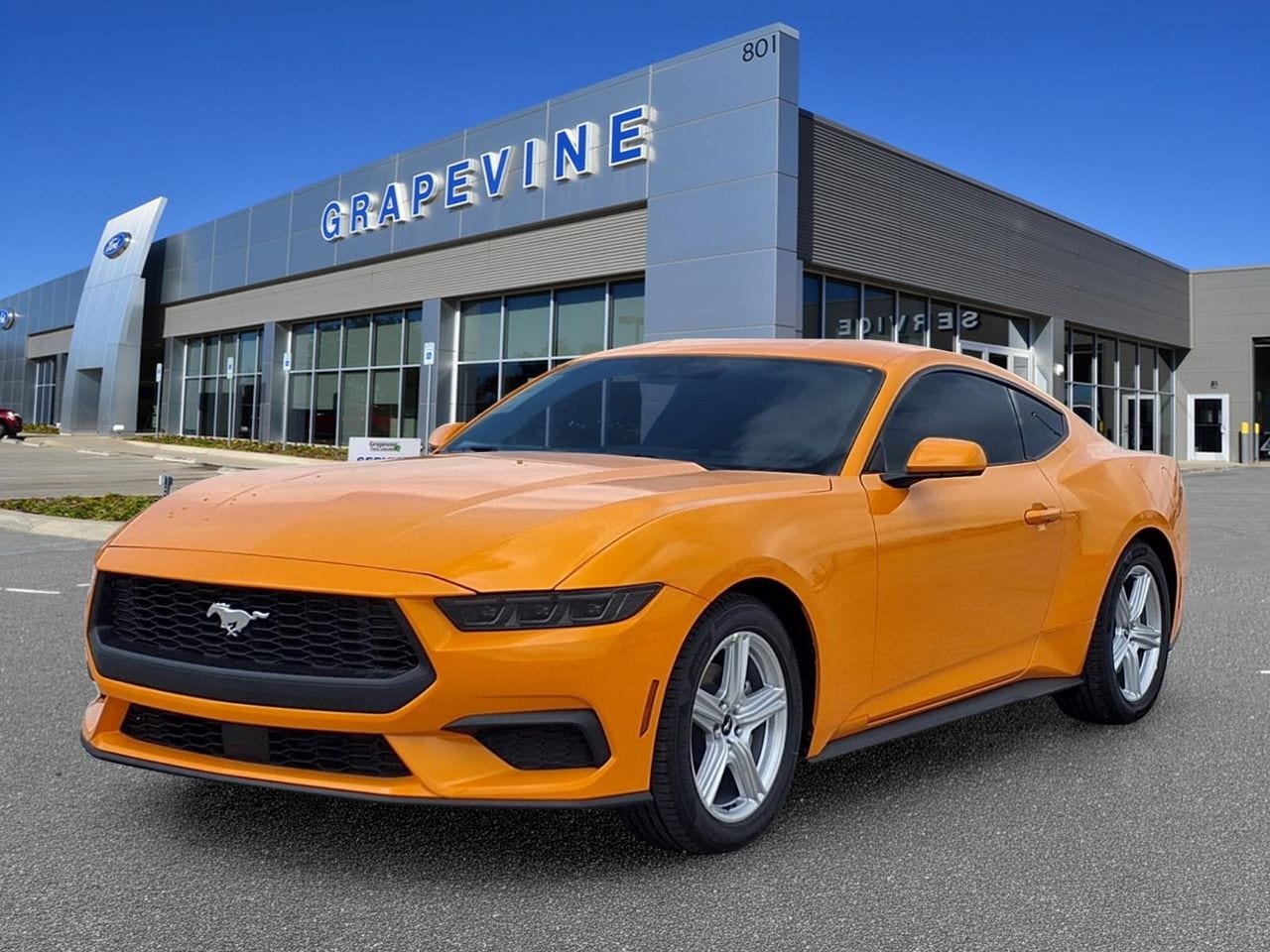 Orange Fury Metallic Tri-Coat 2026 Ford Mustang Coupe Rear-Wheel Drive Automatic