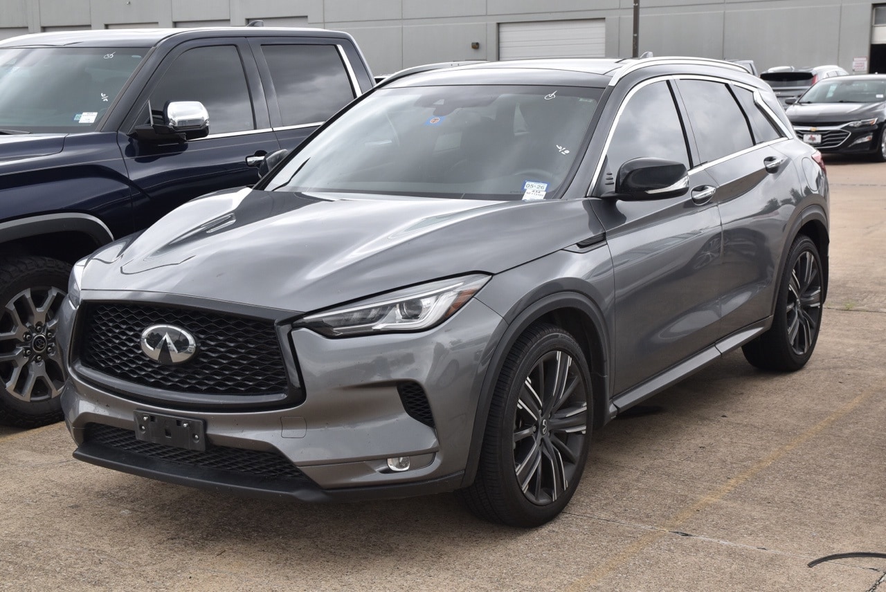 Used 2022 INFINITI QX50 Luxe with VIN 3PCAJ5BA5NF115108 for sale in Grapevine, TX