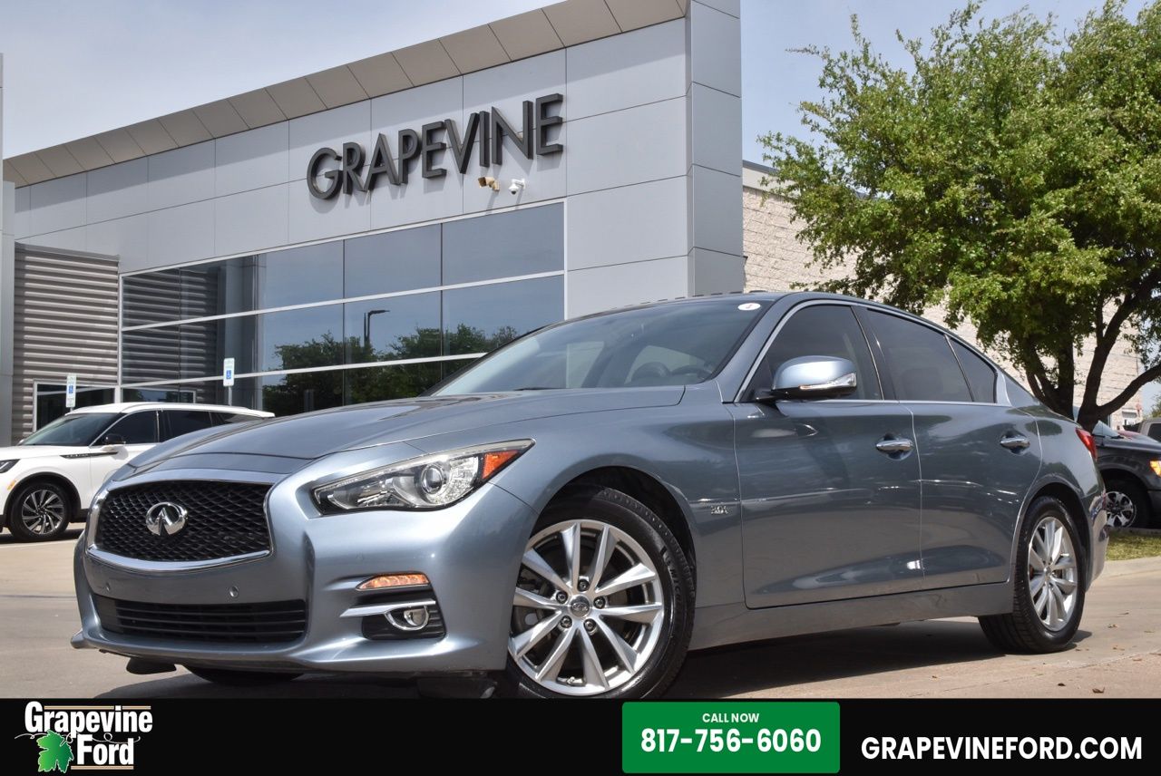 Hagane Blue 2016 INFINITI Q50 3.0t Premium RWD Sedan Rear-Wheel Drive 7-Speed Automatic