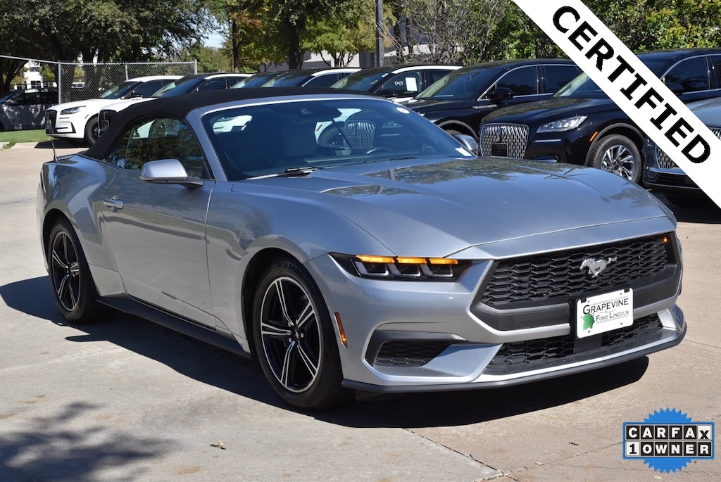 Certified 2024 Ford Mustang Ecoboost Premium Convertible