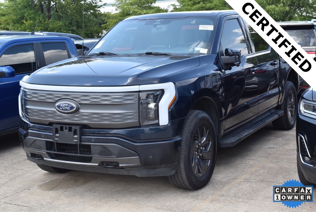 Certified 2023 Ford F-150 Lightning Lariat Truck SuperCrew Cab