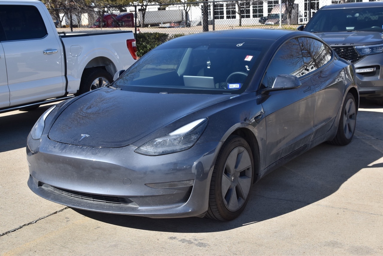 Used 2021 Tesla Model 3 Base with VIN 5YJ3E1EA7MF083441 for sale in Grapevine, TX