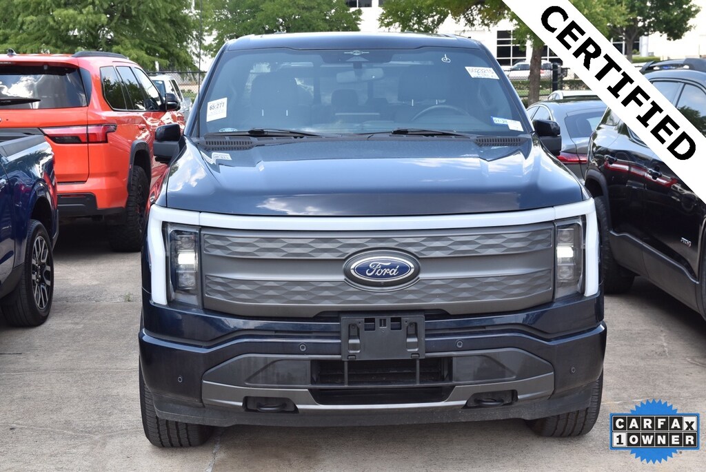 Certified 2023 Ford F-150 Lightning Lariat Truck SuperCrew Cab