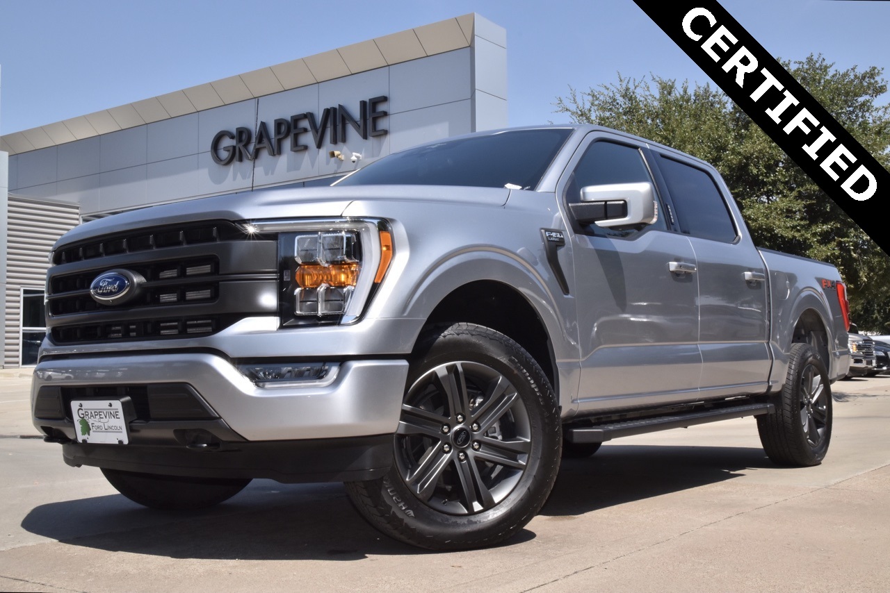 Certified 2023 Ford F-150 Lariat with VIN 1FTFW1E89PFA09459 for sale in Grapevine, TX