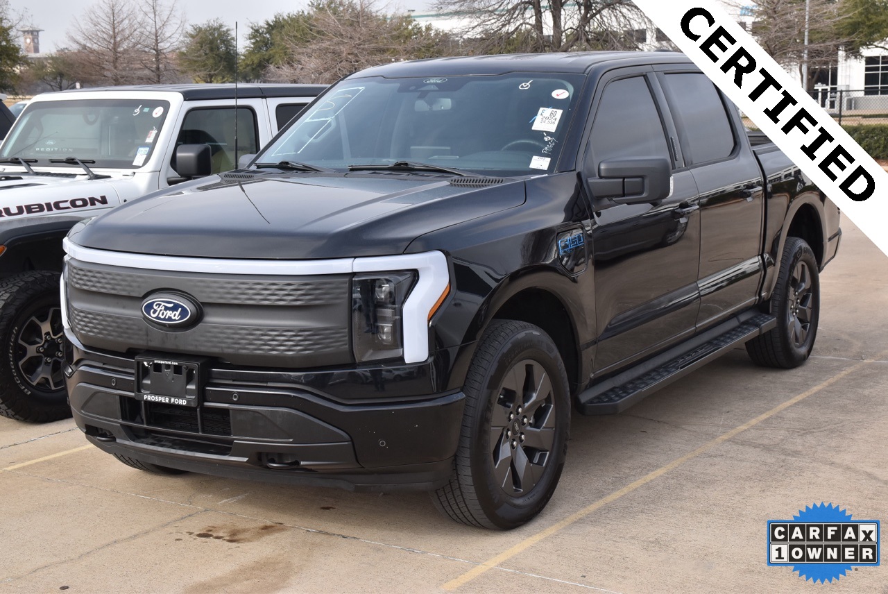 Certified 2024 Ford F-150 Lightning Flash with VIN 1FT6W3L7XRWG11795 for sale in Grapevine, TX