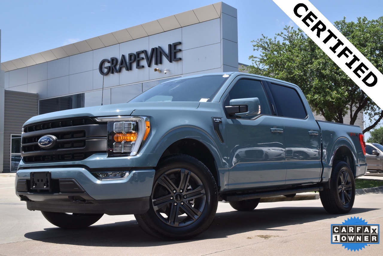 Certified 2023 Ford F-150 Lariat with VIN 1FTFW1E86PKE57178 for sale in Grapevine, TX