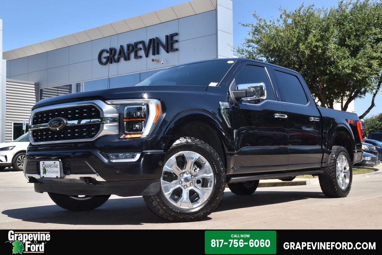 Agate Black 2021 Ford F-150 Pickup Truck Four-Wheel Drive Automatic