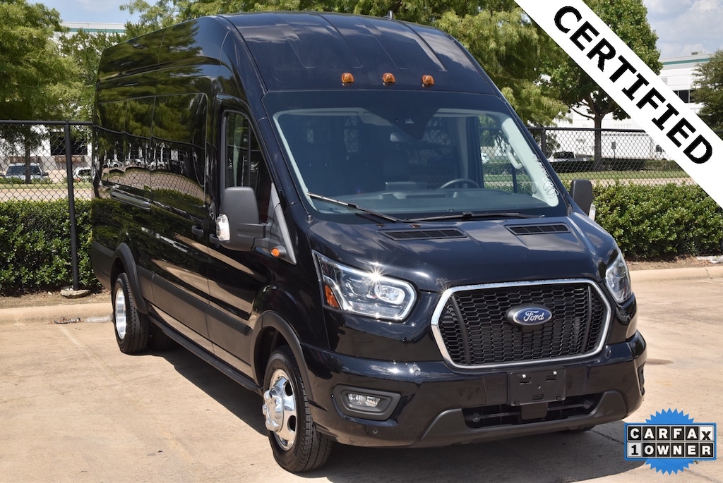 Certified 2023 Ford Transit-350 Passenger XLT Wagon High Roof HD Ext. Van