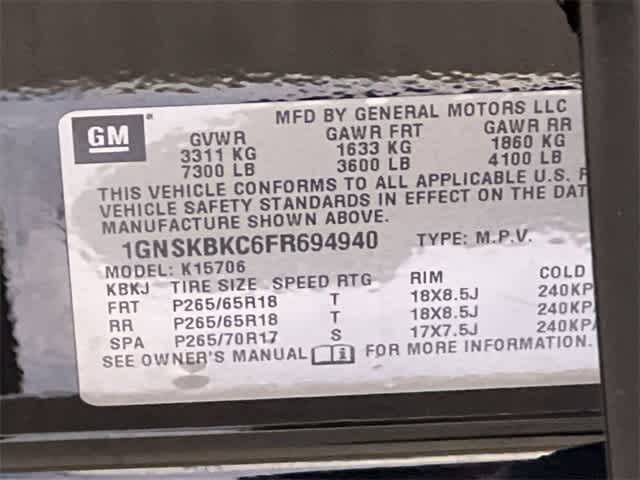 Thumbnail: 2015 Chevrolet Tahoe - 22