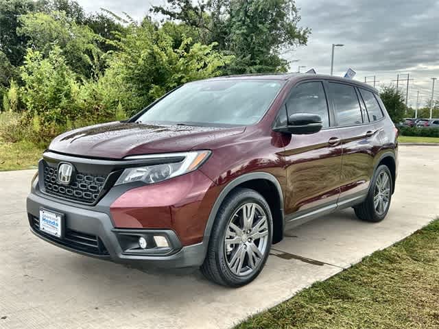 Certified 2021 Honda Passport EX-L with VIN 5FNYF7H53MB010345 for sale in Grapevine, TX