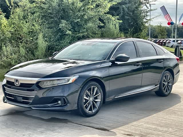 Certified 2021 Honda Accord EX-L with VIN 1HGCV1F53MA073498 for sale in Grapevine, TX