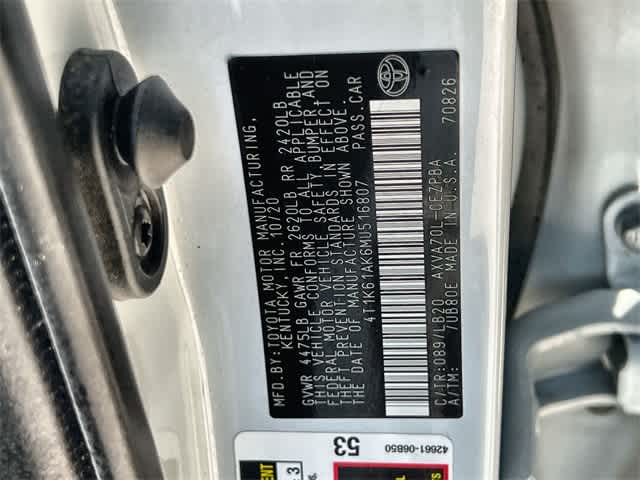 2021 Toyota Camry XSE 22