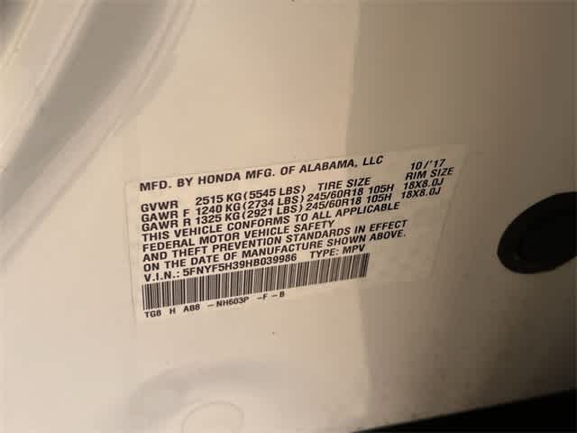 Thumbnail: 2017 Honda Pilot - 22
