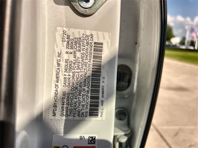 2020 Honda Accord EX-L 22