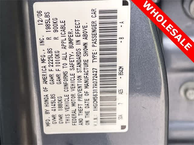 2007 Honda Accord LX-S 22