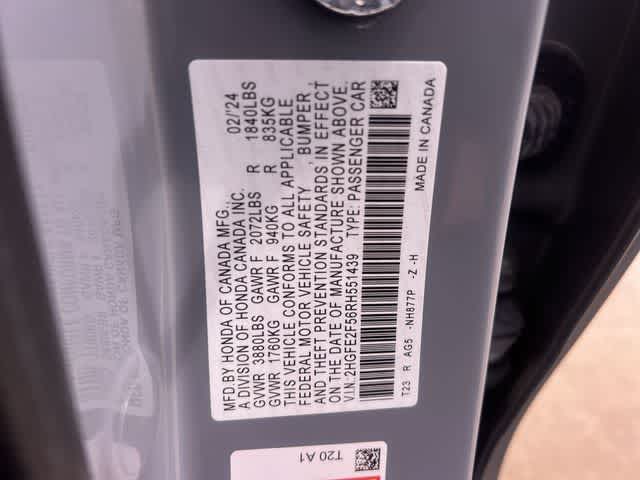 Thumbnail: 2024 Honda Civic - 22