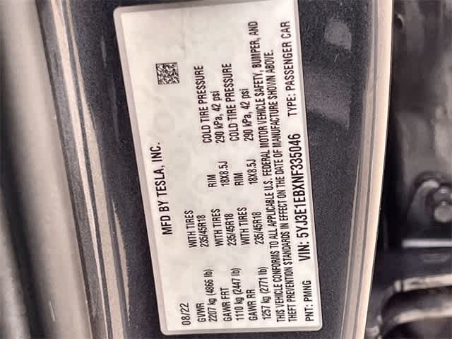 Thumbnail: 2022 Tesla Model 3 - 22