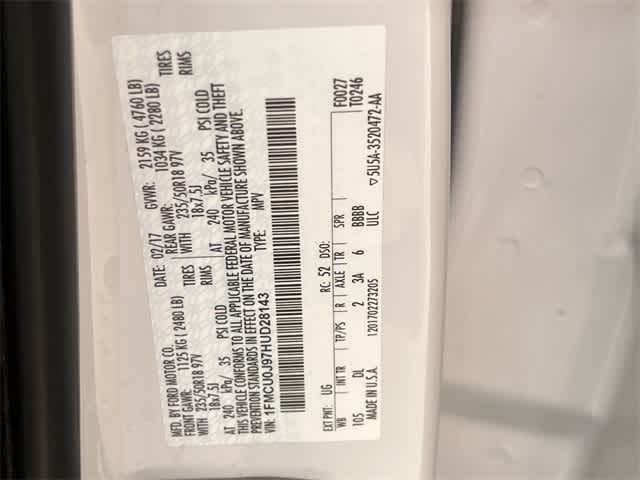 2017 Ford Escape Titanium 22