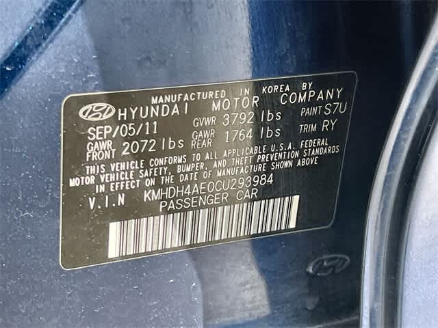 2012 Hyundai Elantra Limited Edition 32