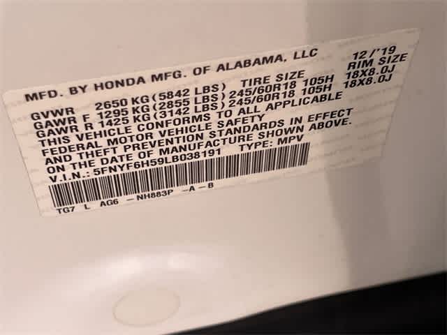 2020 Honda Pilot EX-L 22