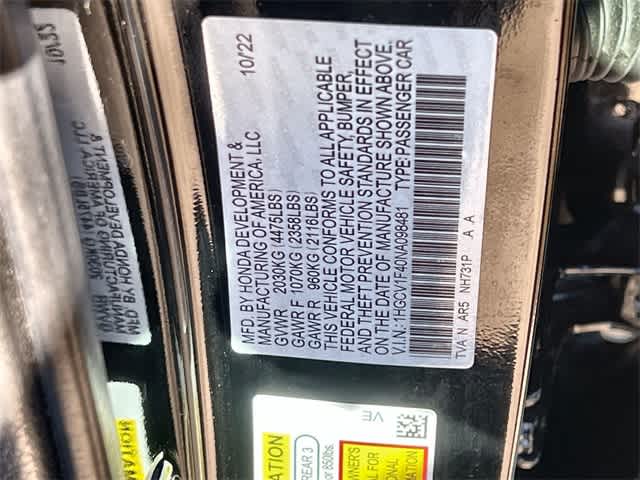 Thumbnail: 2022 Honda Accord - 22