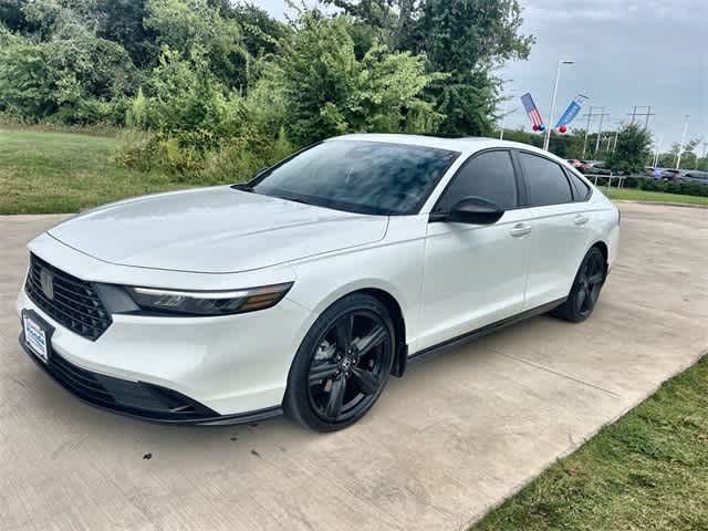 Certified 2023 Honda Accord Hybrid Sport-L with VIN 1HGCY2F72PA021945 for sale in Grapevine, TX