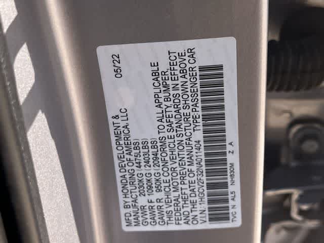 Thumbnail: 2022 Honda Accord - 22