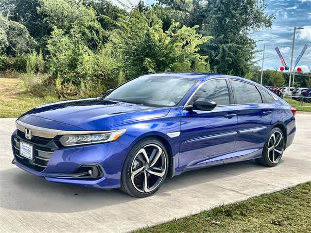 Certified 2021 Honda Accord Sport with VIN 1HGCV1F35MA033163 for sale in Grapevine, TX