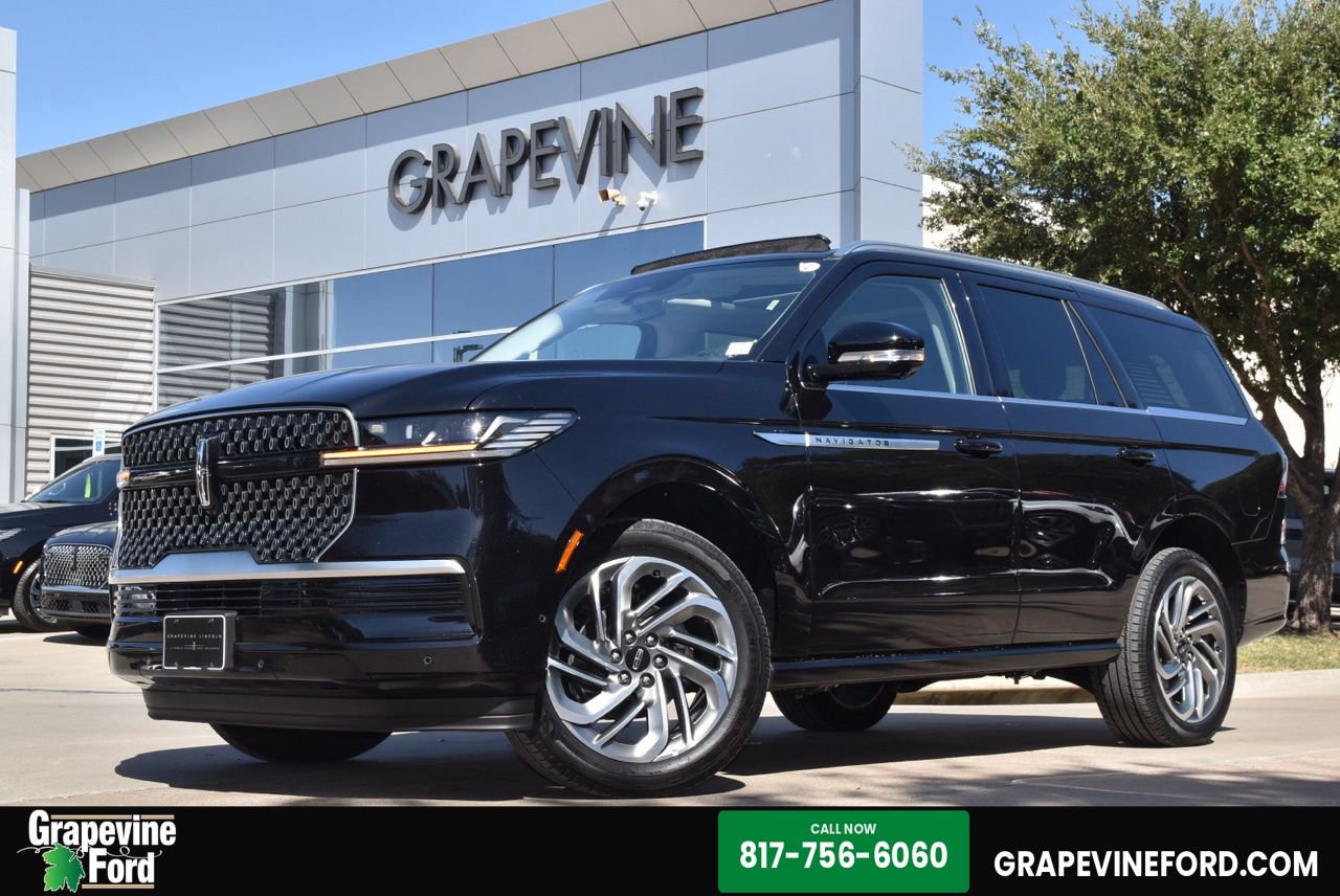 Infinite Black 2025 Lincoln Navigator SUV / Crossover Four-Wheel Drive Automatic