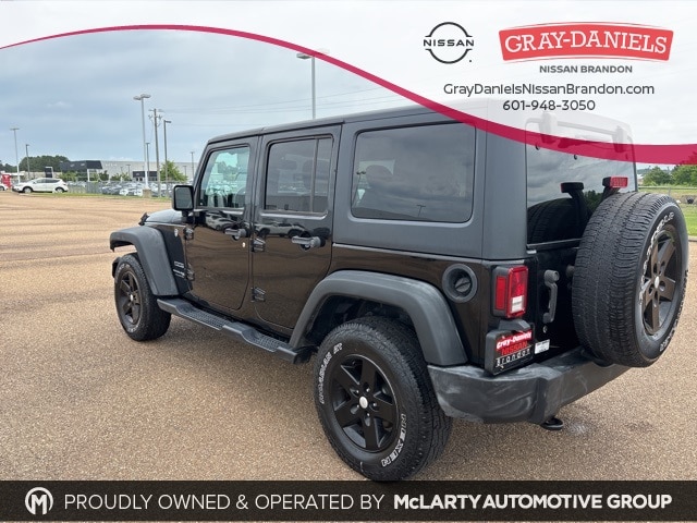 Used 2018 Jeep Wrangler JK Unlimited Sport S with VIN 1C4HJWDG4JL916187 for sale in Brandon, MS
