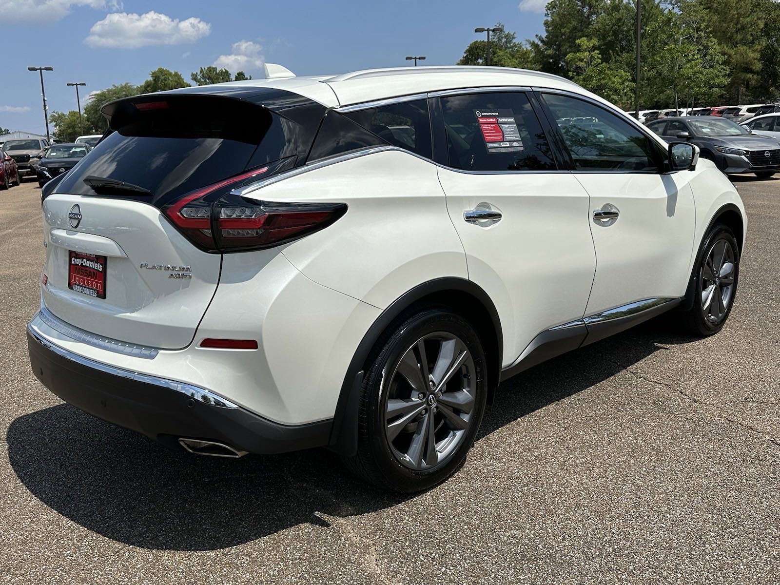 Certified 2023 Nissan Murano Platinum with VIN 5N1AZ2DS7PC131173 for sale in Jackson, MS