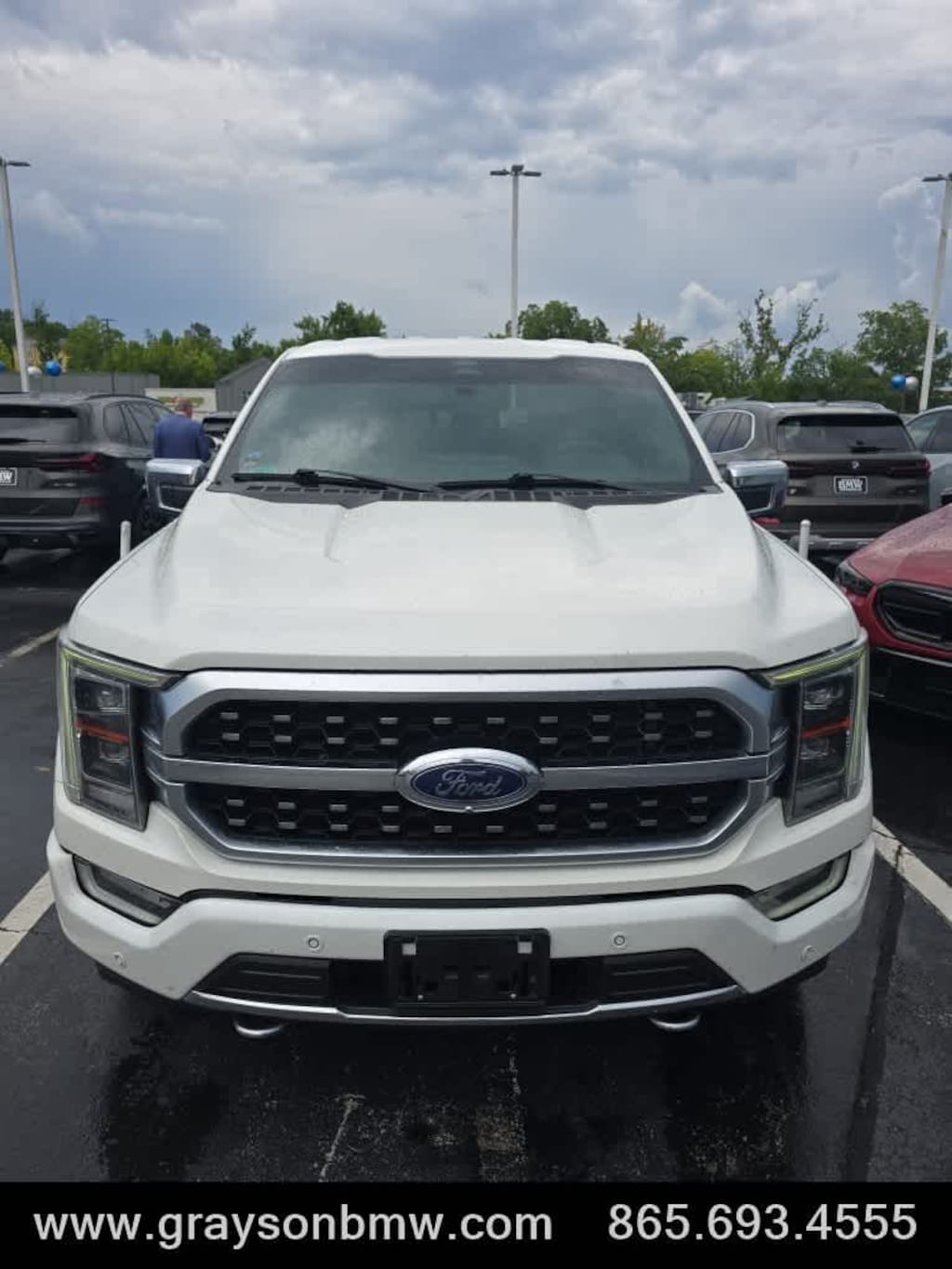Used 2022 Ford F-150 Platinum 4WD Supercrew 5.5 Box Truck SuperCrew Cab