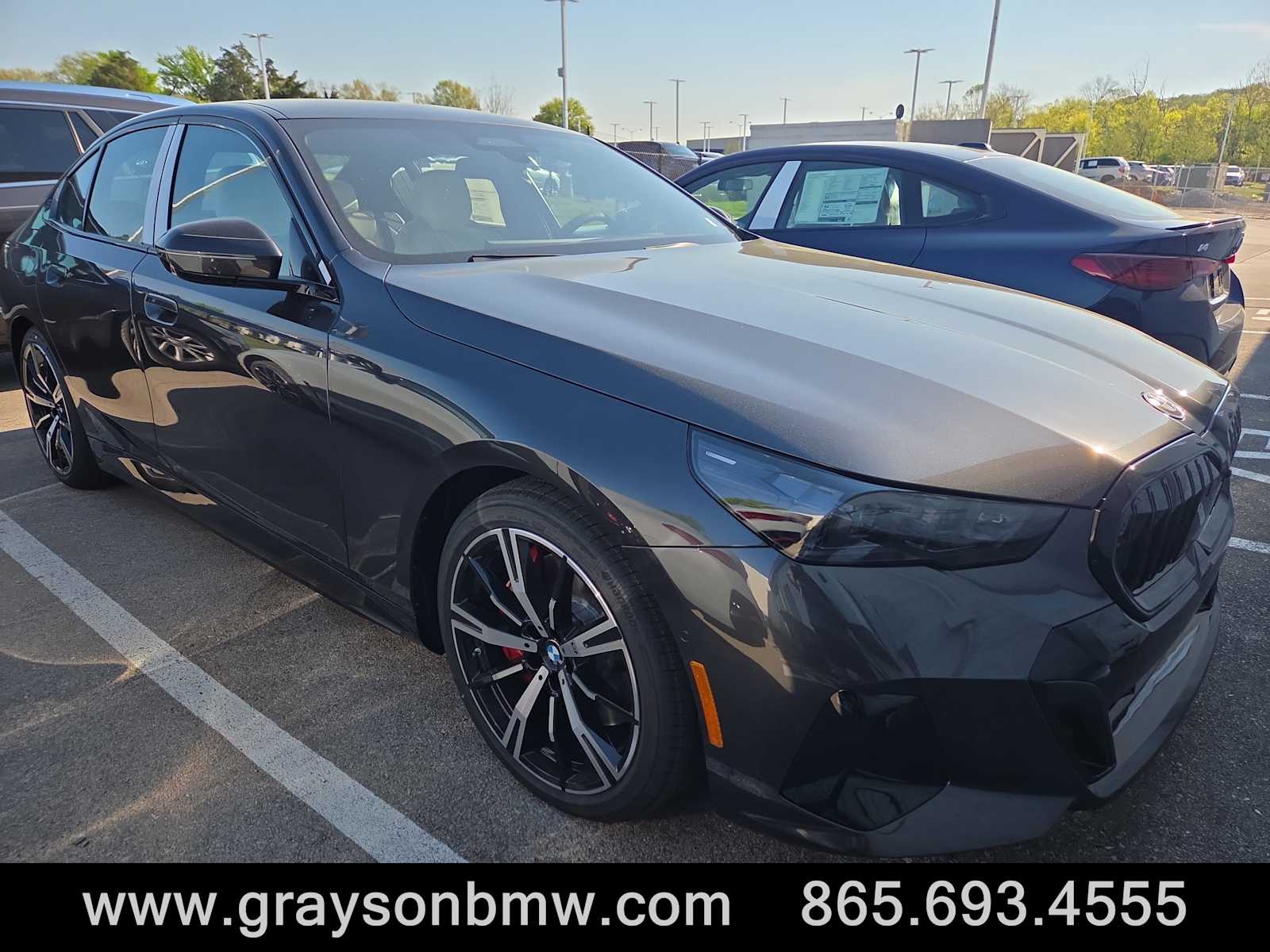 Gray (Dark Graphite) 2026 BMW 5 Series 550e xDrive Sedan All-Wheel Drive Automatic
