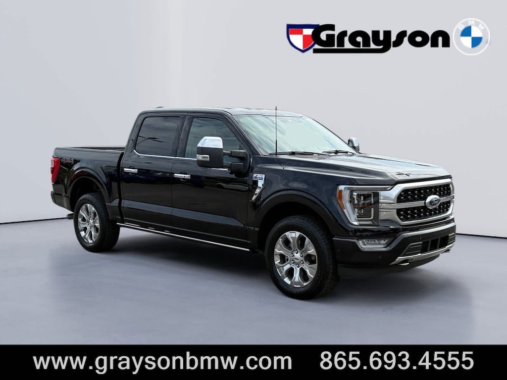Used 2023 Ford F-150 Platinum 4WD Supercrew 5.5 Box Truck SuperCrew Cab