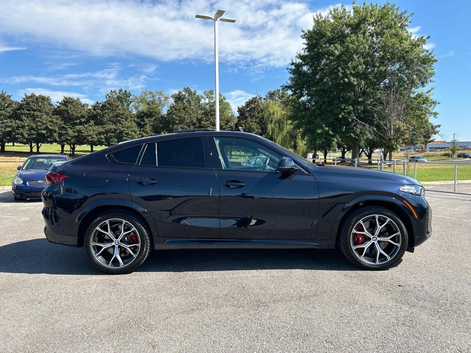 Used 2024 BMW X6 M60i with VIN 5UX43EX01R9T05252 for sale in Knoxville, TN