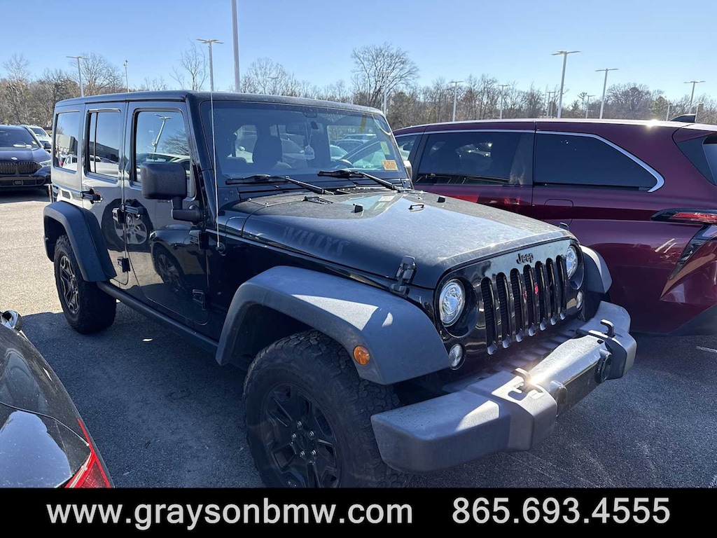 Used 2018 Jeep Wrangler JK Willys Wheeler W SUV