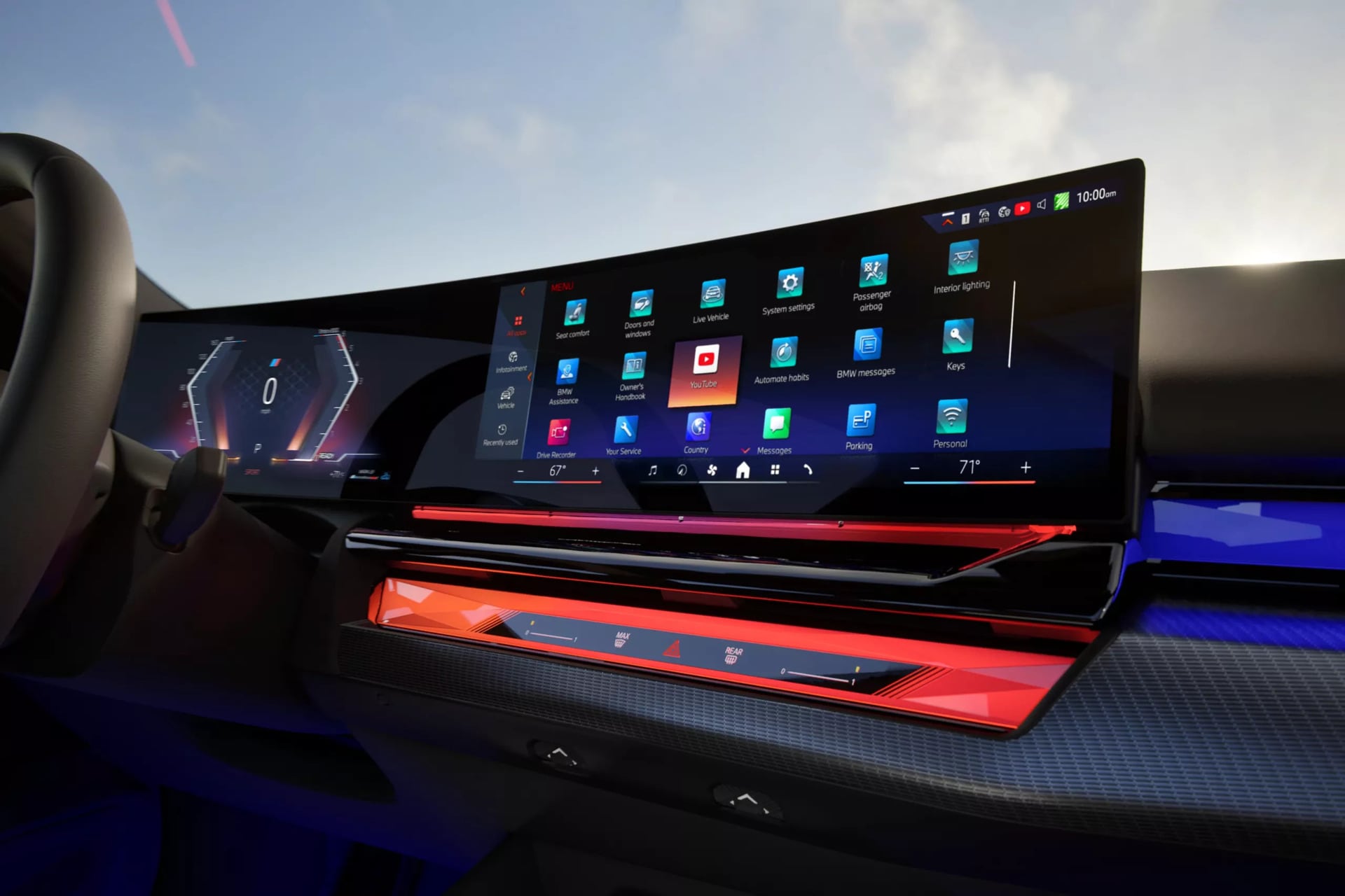 BMW Curved Display