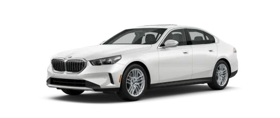 white 2025 bmw 5 series