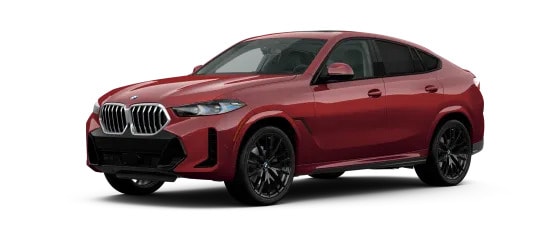 red 2025 bmw x6